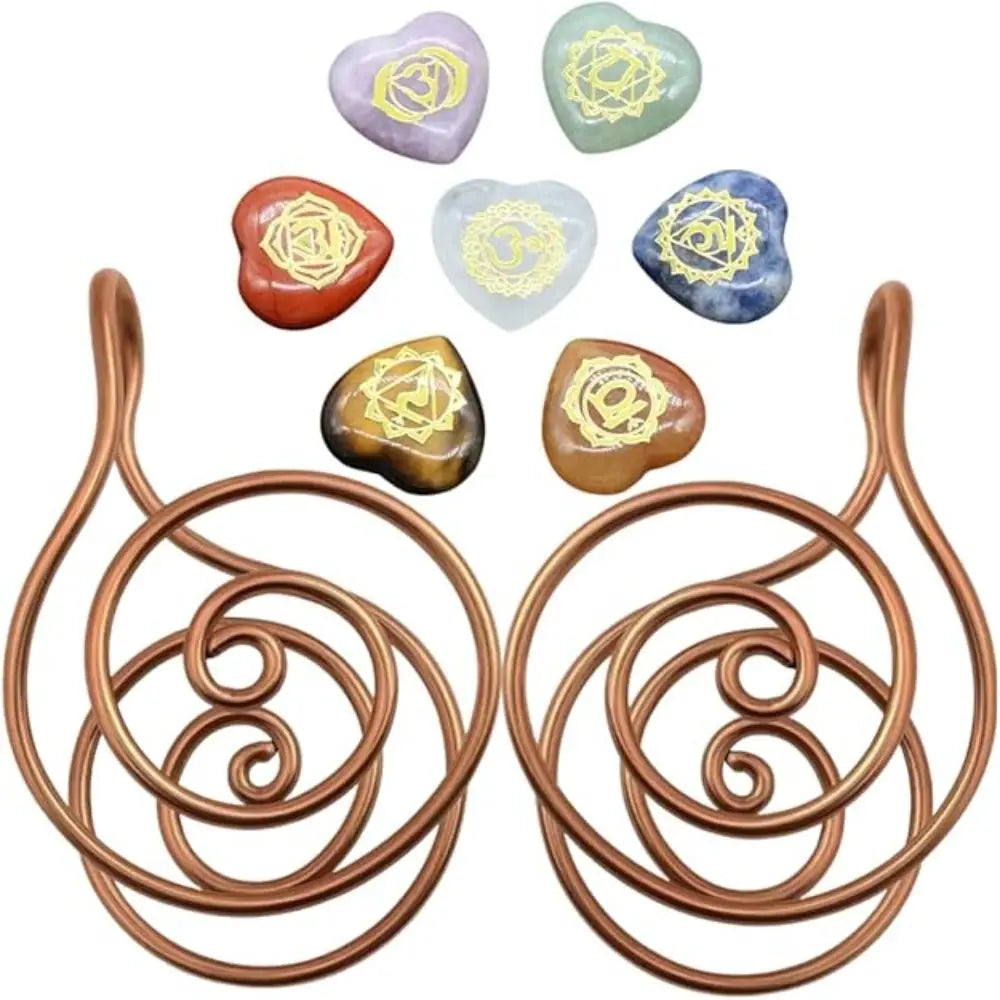ESPIRAL DE COBRE PARA A MÃO — PRESENÇA E INTENÇÃO