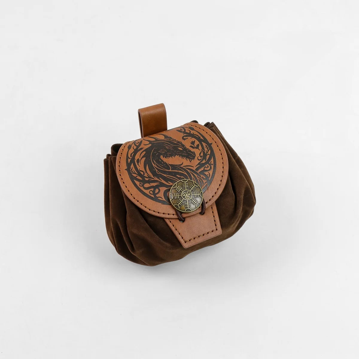 BOLSA DE CINTURA COM CORDÃO — INSPIRAÇÃO MEDIEVAL