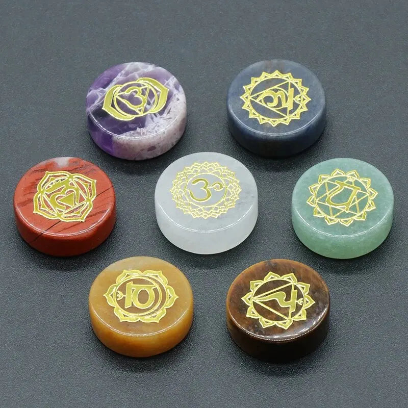 PEDRAS PARA COMPOSIÇÕES DOS 7 CHAKRAS — COR E INTENÇÃO