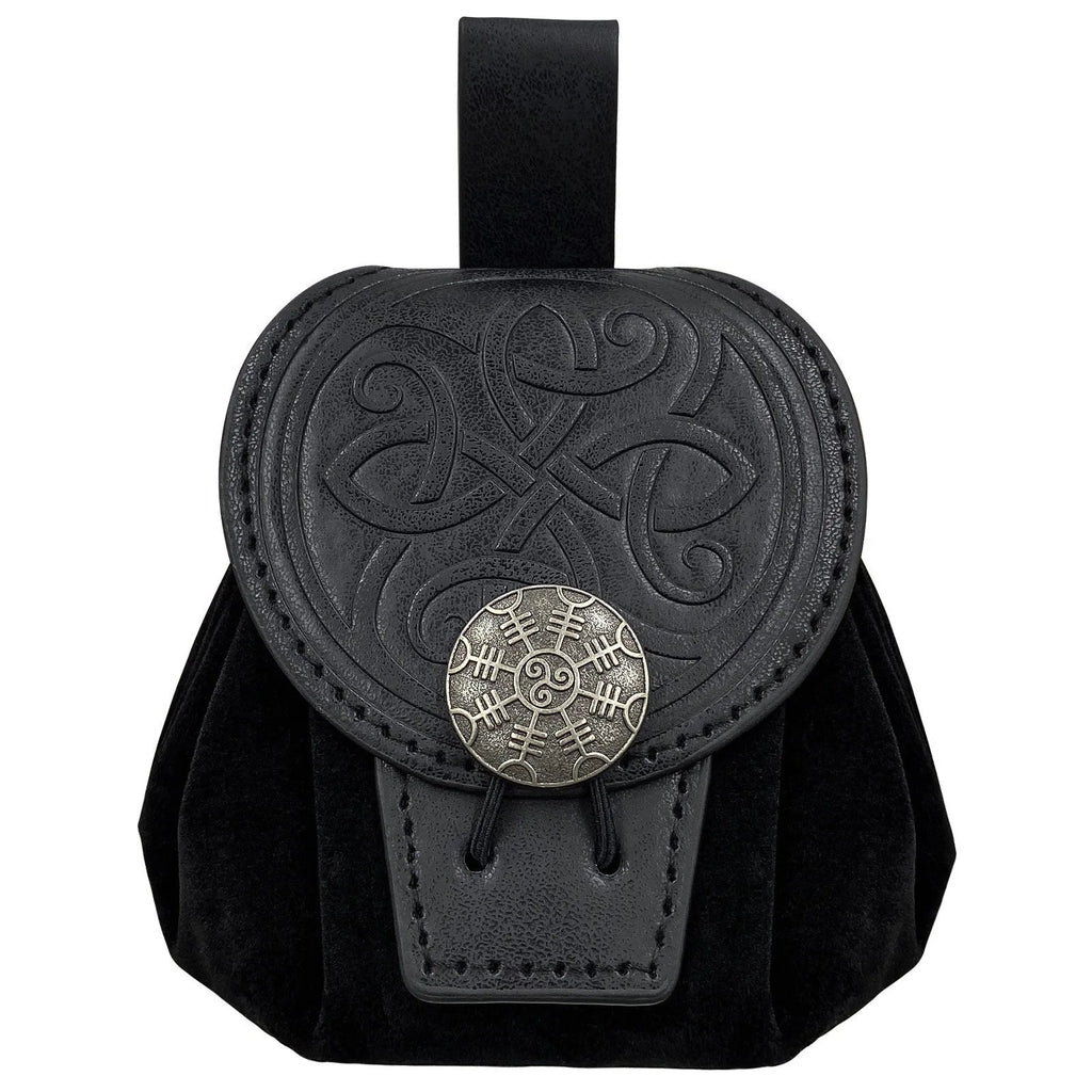 BOLSA DE CINTO MEDIEVAL EM RELEVO — HISTÓRIAS E ESTILO