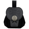 BOLSA DE CINTO MEDIEVAL EM RELEVO — HISTÓRIAS E ESTILO