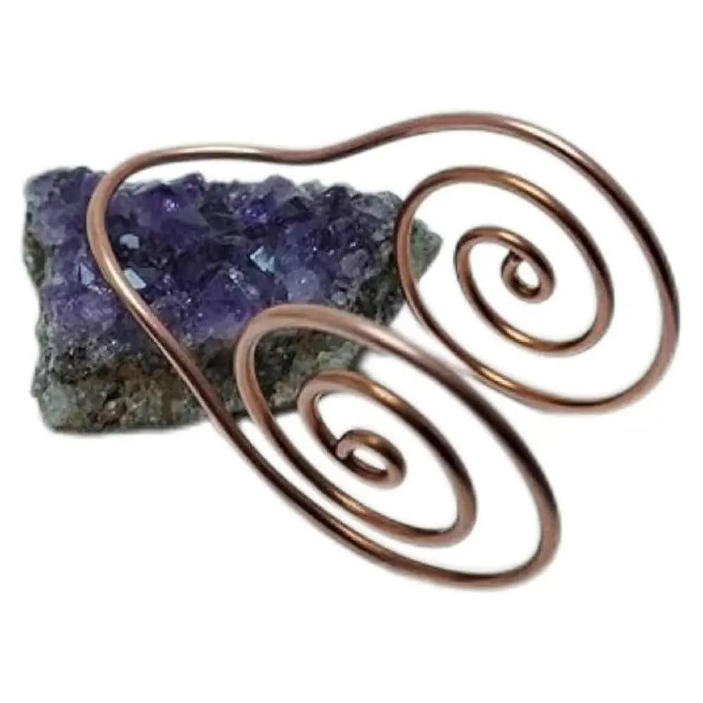 ESPIRAL DE COBRE PARA A MÃO — PRESENÇA E INTENÇÃO