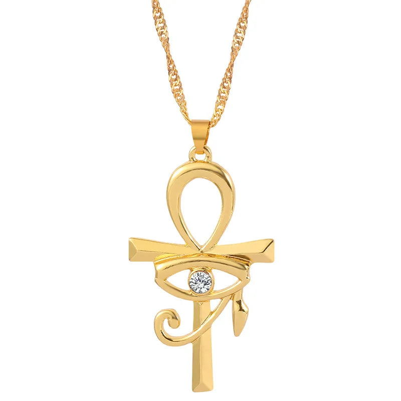 COLAR ANKH COM OLHO DE HÓRUS