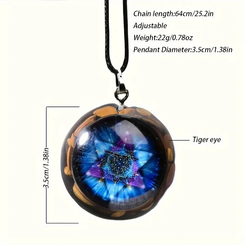 Pingente de orgonite com Sri Yantra – vista 2