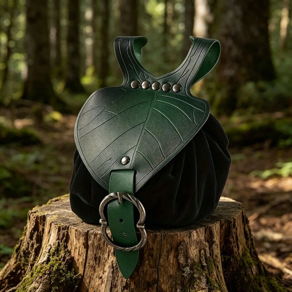 BOLSA FOLHA DE ELFO — UM DETALHE DE ENCANTO