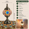 LUMINÁRIA DE MESA COM VIDRO COLORIDO — LUZ E ACOLHIMENTO
