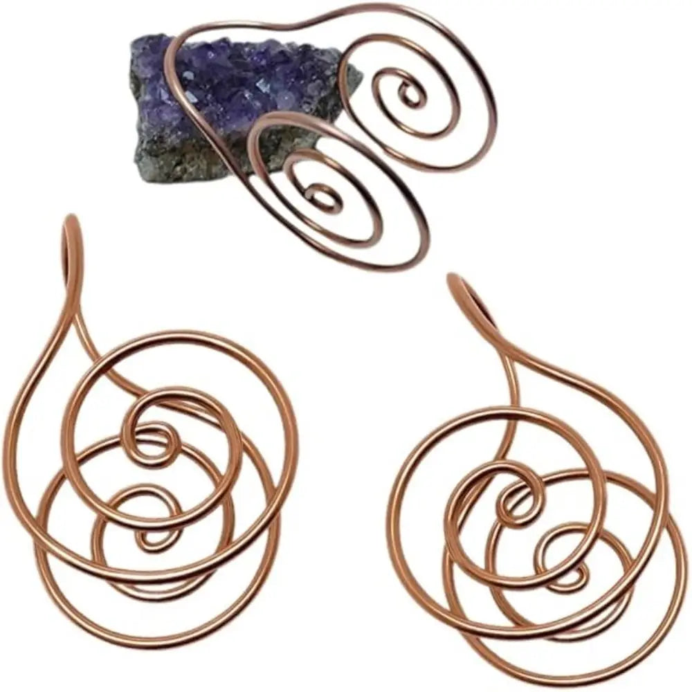 ESPIRAL DE COBRE PARA A MÃO — PRESENÇA E INTENÇÃO