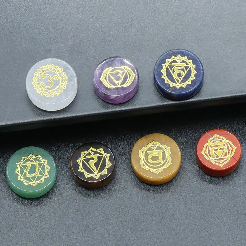 PEDRAS PARA COMPOSIÇÕES DOS 7 CHAKRAS — COR E INTENÇÃO