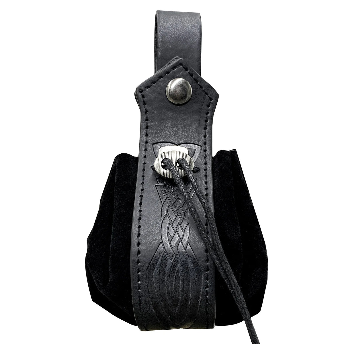 BOLSA DE CINTURA MEDIEVAL COM CORDÃO — ENCANTO E ESTILO