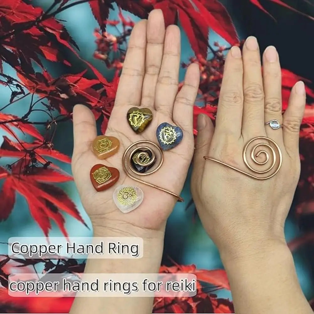 ESPIRAL DE COBRE PARA A MÃO — PRESENÇA E INTENÇÃO