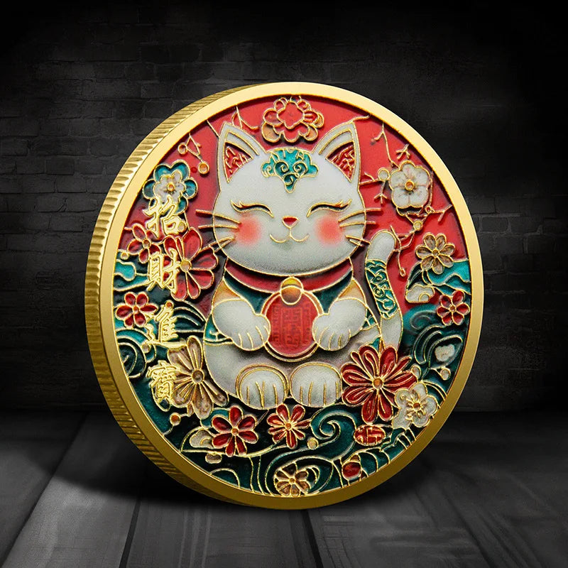 Moeda do gato da sorte – vista 2