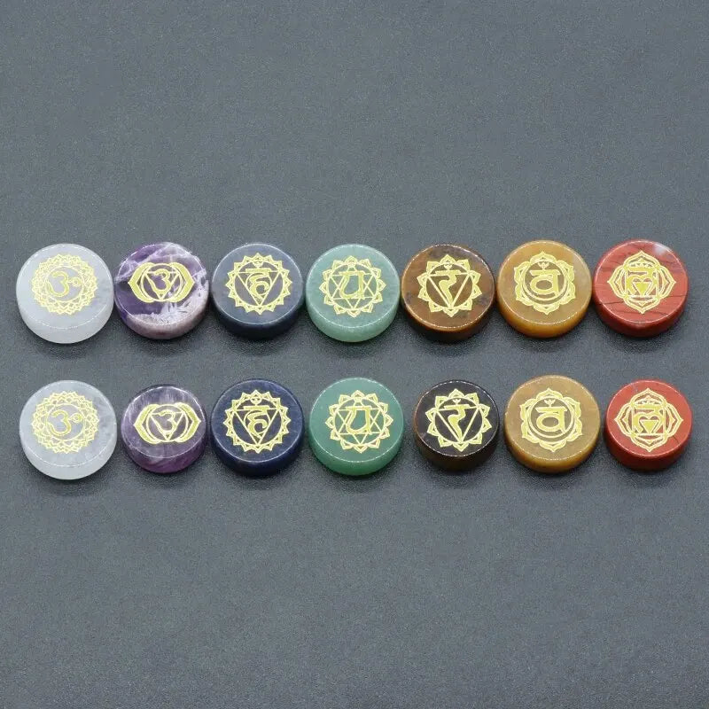 PEDRAS PARA COMPOSIÇÕES DOS 7 CHAKRAS — COR E INTENÇÃO