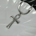 COLAR ANKH COM CORRENTE LAMINADA – VIDA E CONTINUIDADE