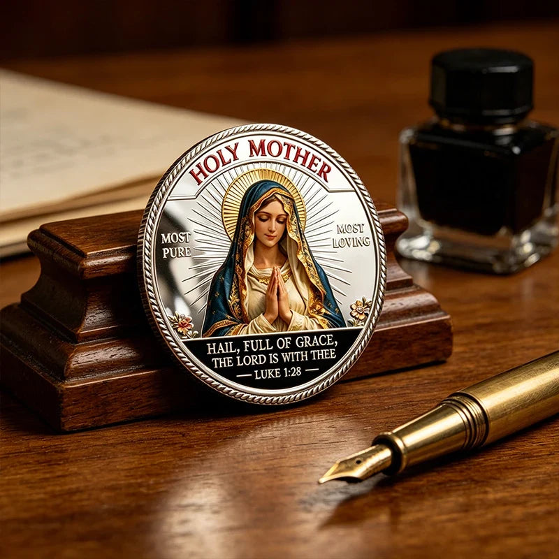 Moedas comemorativas da Santa Mãe – vista 4
