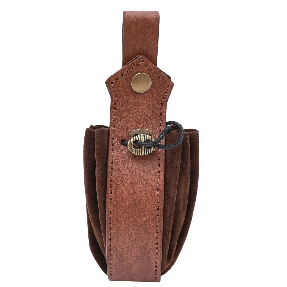 BOLSA DE CINTURA MEDIEVAL COM CORDÃO — ENCANTO E ESTILO