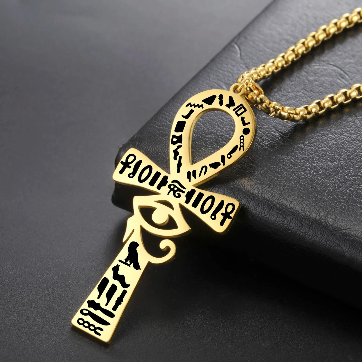Colares Olho de Hórus e Ankh – vista 4