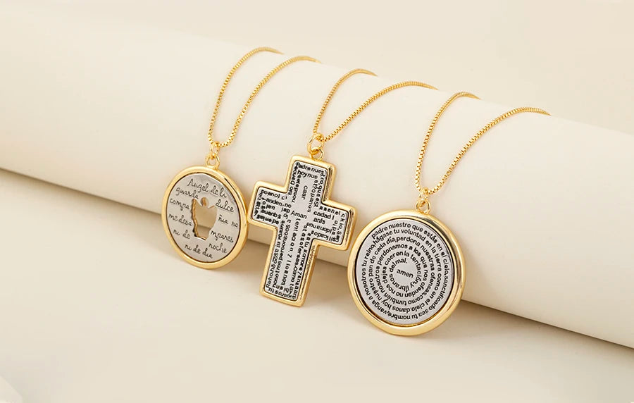 COLARES CRISTÃOS COM ORAÇÕES — FÉ EM CADA DETALHE