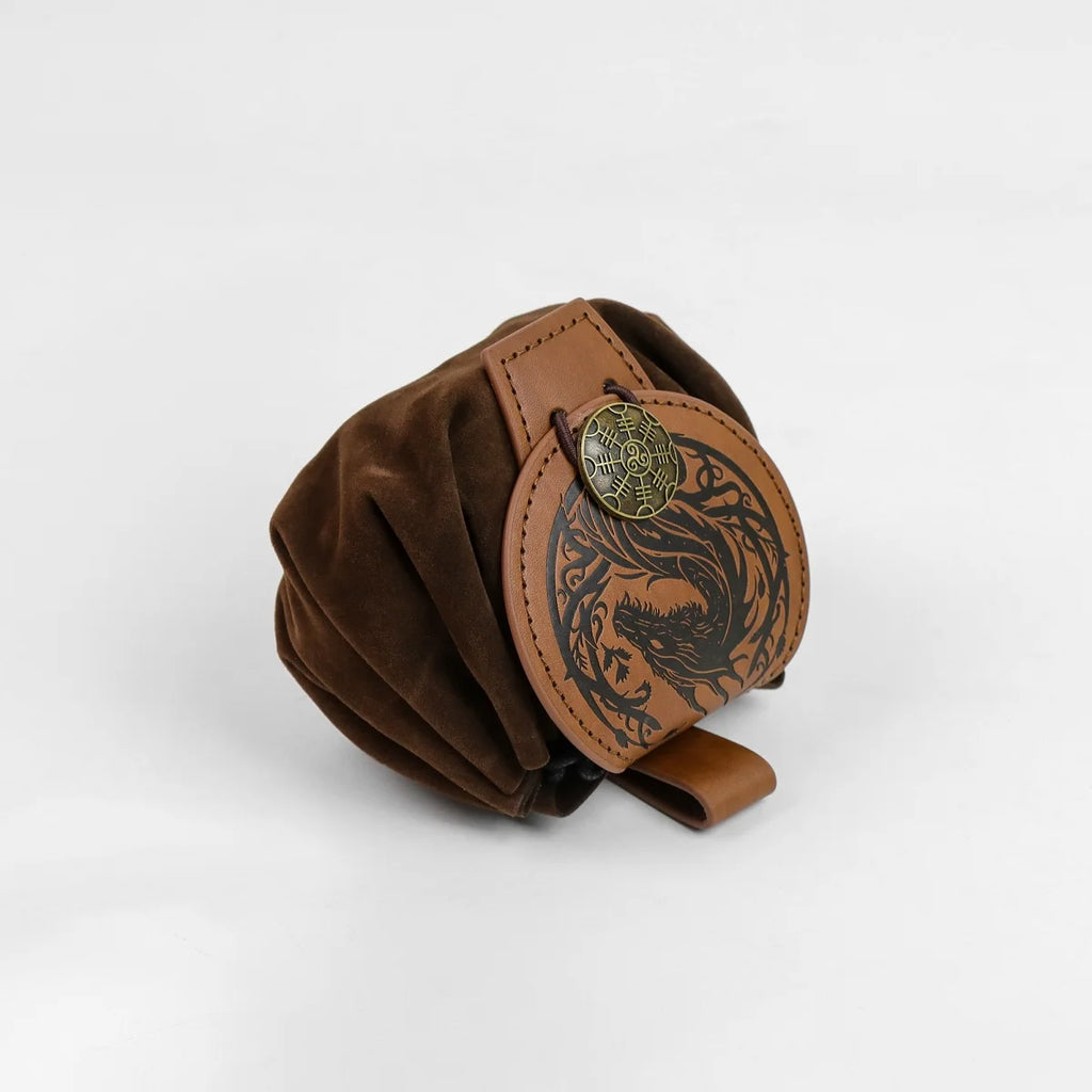 BOLSA DE CINTURA COM CORDÃO — INSPIRAÇÃO MEDIEVAL