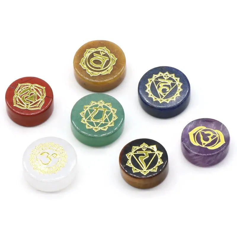 PEDRAS PARA COMPOSIÇÕES DOS 7 CHAKRAS — COR E INTENÇÃO