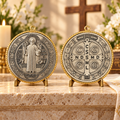 MEDALHA SÃO BENTO - KIT COM DUAS MEDALHAS EXTRA GRANDES