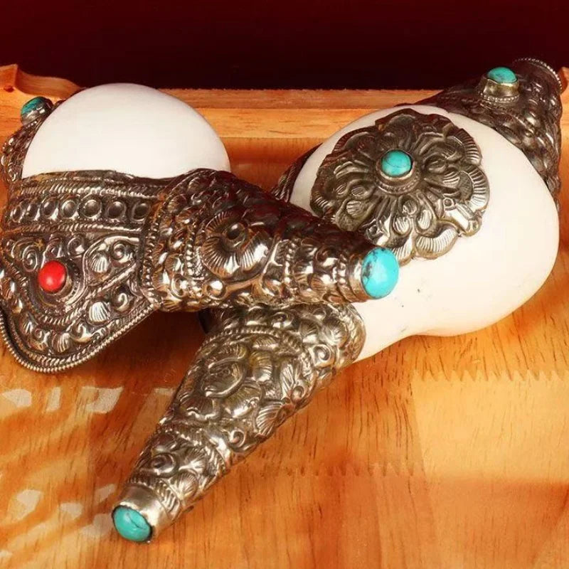 CONCHA BUDISTA DECORATIVA — PRESENÇA E CONTEMPLAÇÃO