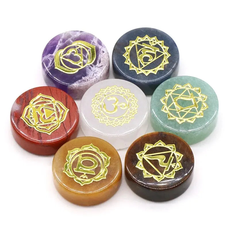 PEDRAS PARA COMPOSIÇÕES DOS 7 CHAKRAS — COR E INTENÇÃO