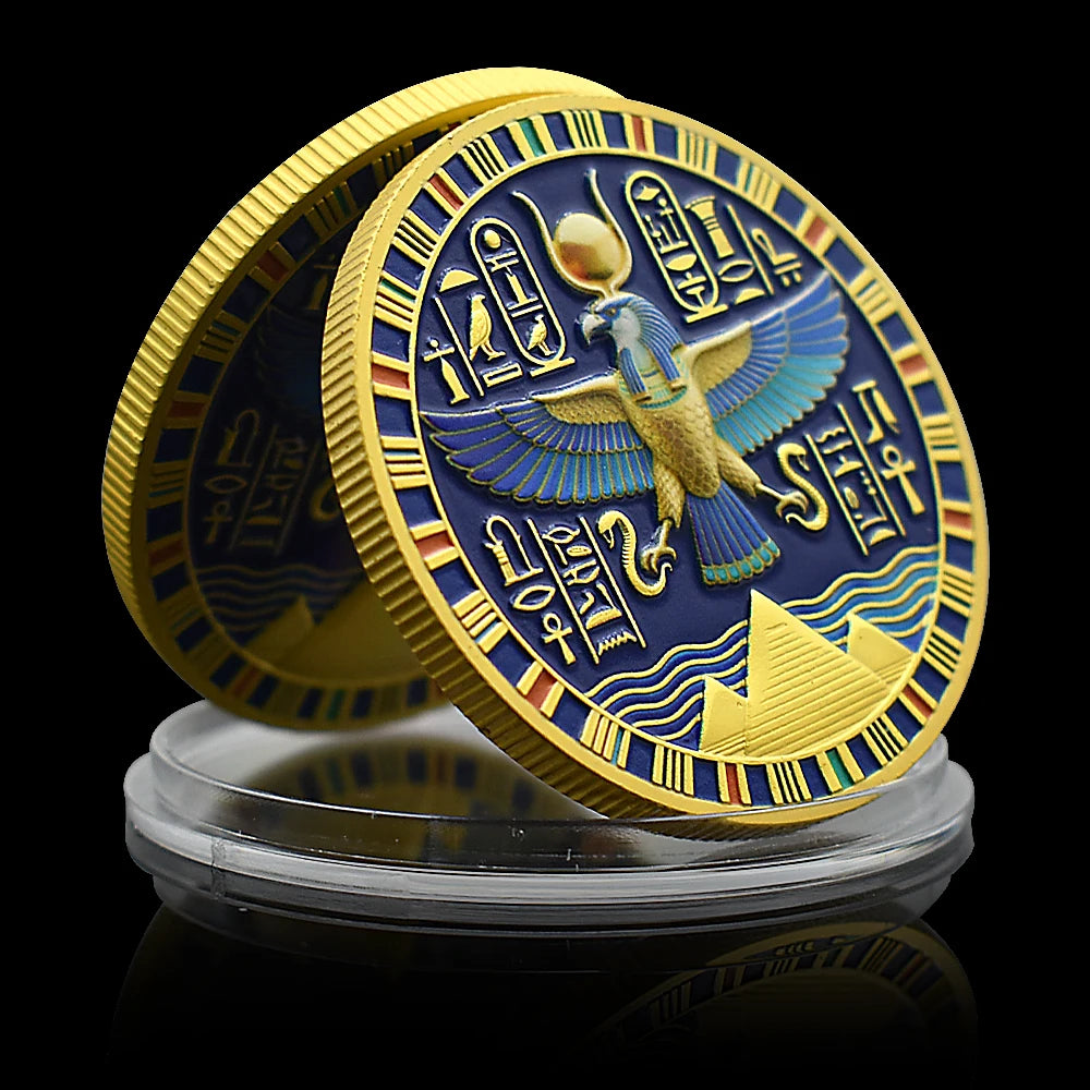 MOEDA DE THOTH — SABEDORIA DO EGITO · 4 MODELOS