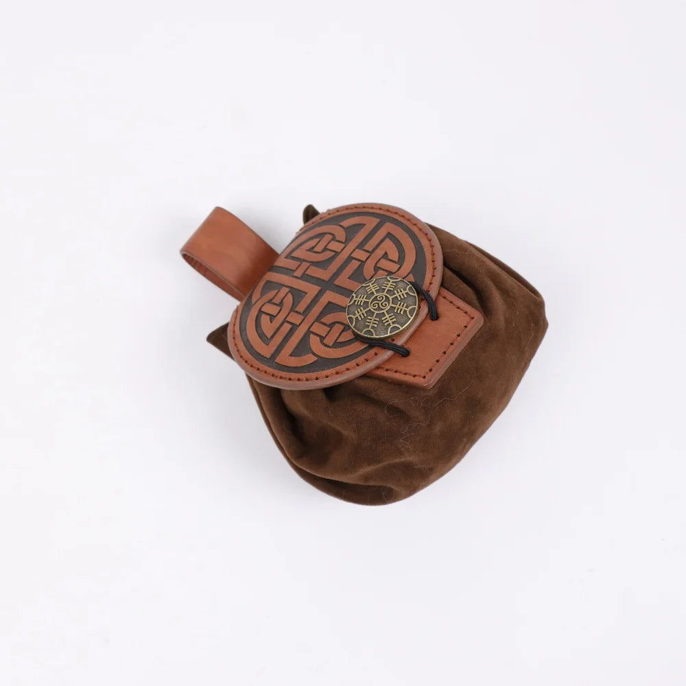 BOLSA DE CINTO MEDIEVAL EM RELEVO — HISTÓRIAS E ESTILO