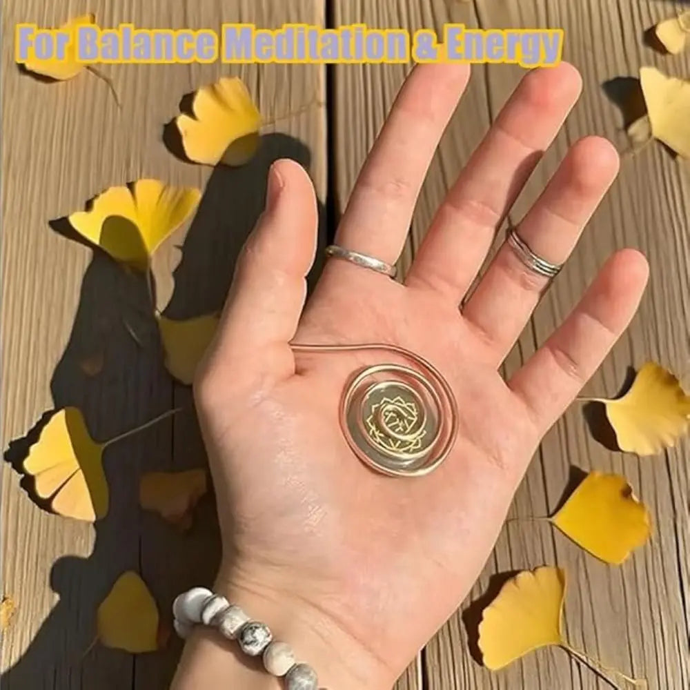 ESPIRAL DE COBRE PARA A MÃO — PRESENÇA E INTENÇÃO