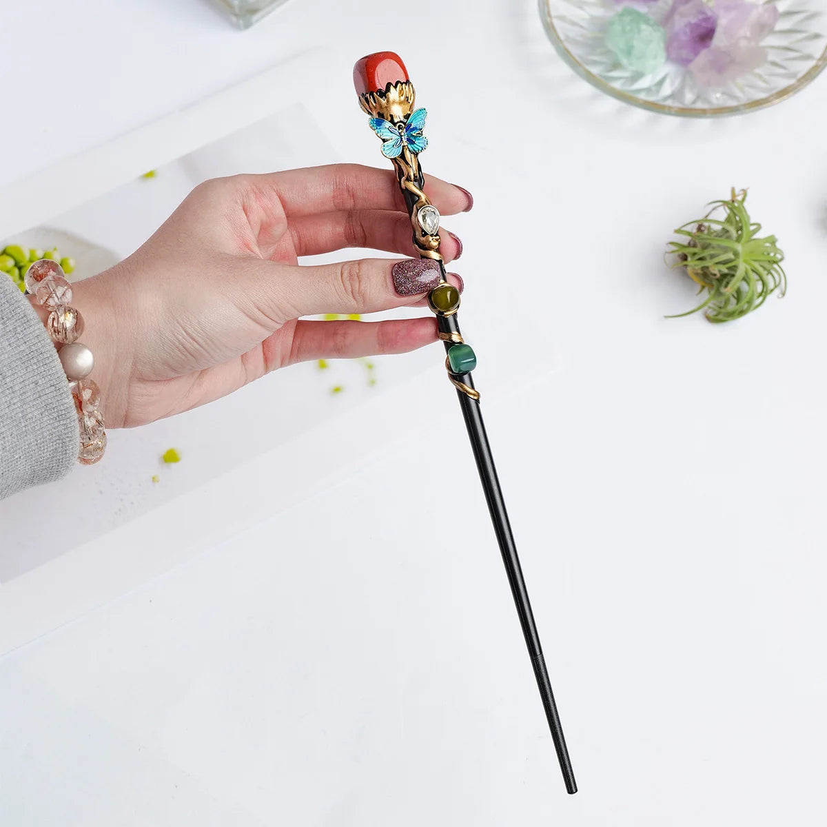 CETROS DECORATIVOS COM CRISTAIS — ENCANTO E IMAGINAÇÃO