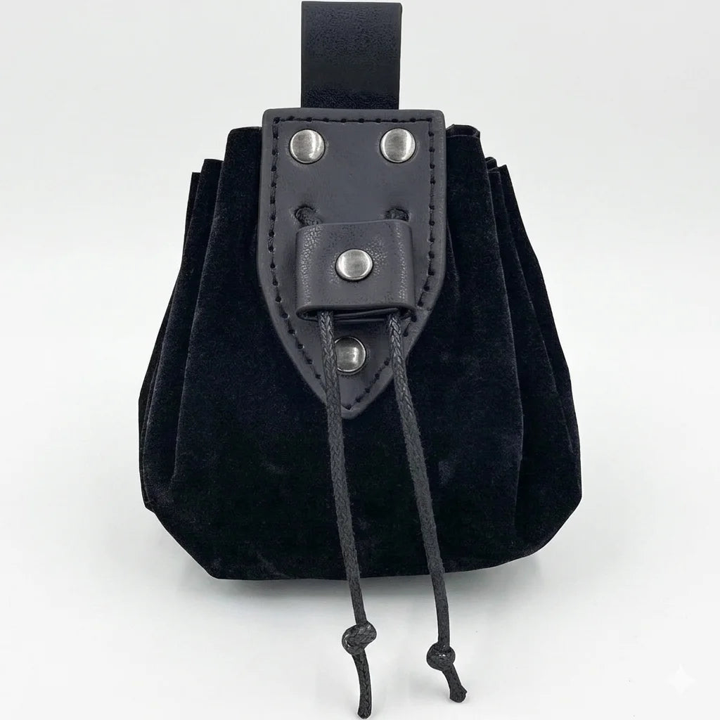 BOLSAS MEDIEVAIS COM CORDÃO — PEQUENAS HISTÓRIAS