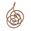 ESPIRAL DE COBRE PARA A MÃO — PRESENÇA E INTENÇÃO