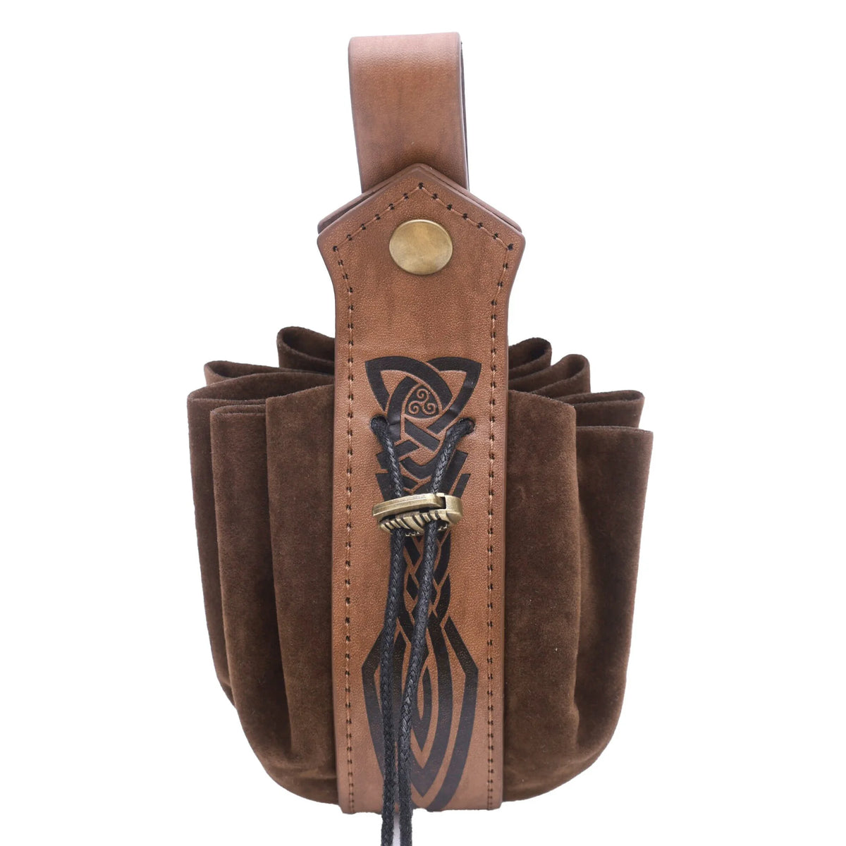 BOLSA DE CINTURA MEDIEVAL COM CORDÃO — ENCANTO E ESTILO