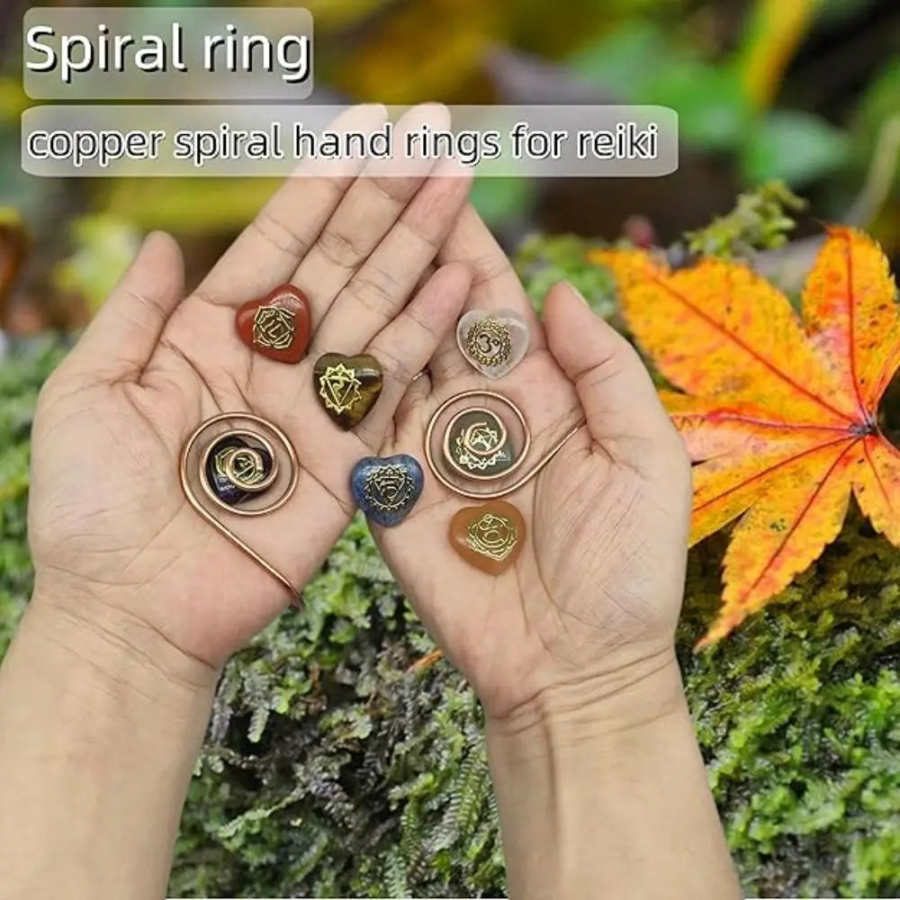 ESPIRAL DE COBRE PARA A MÃO — PRESENÇA E INTENÇÃO