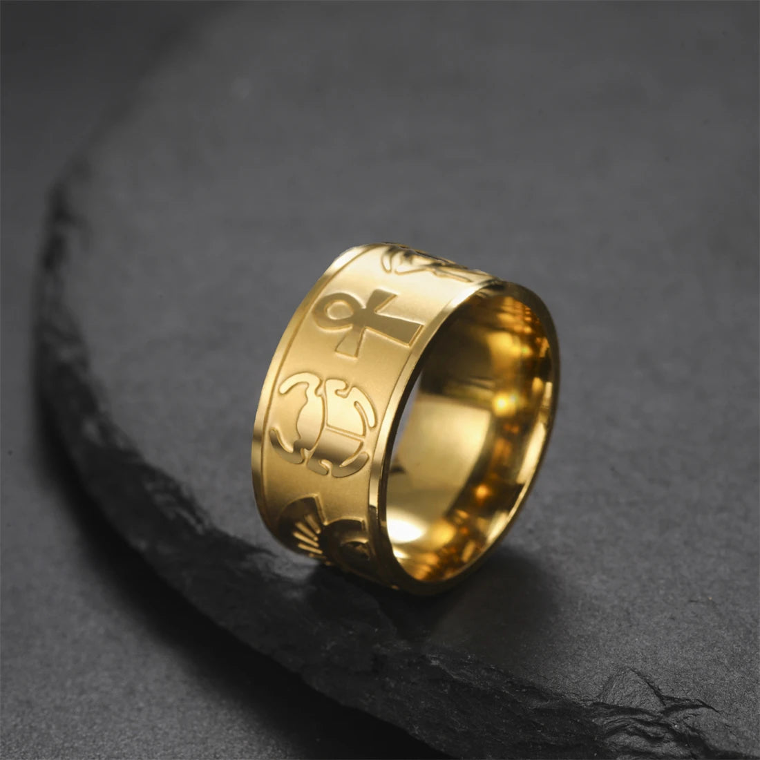 ANEL SÍMBOLOS DO EGITO – ANKH E OLHO DE HÓRUS