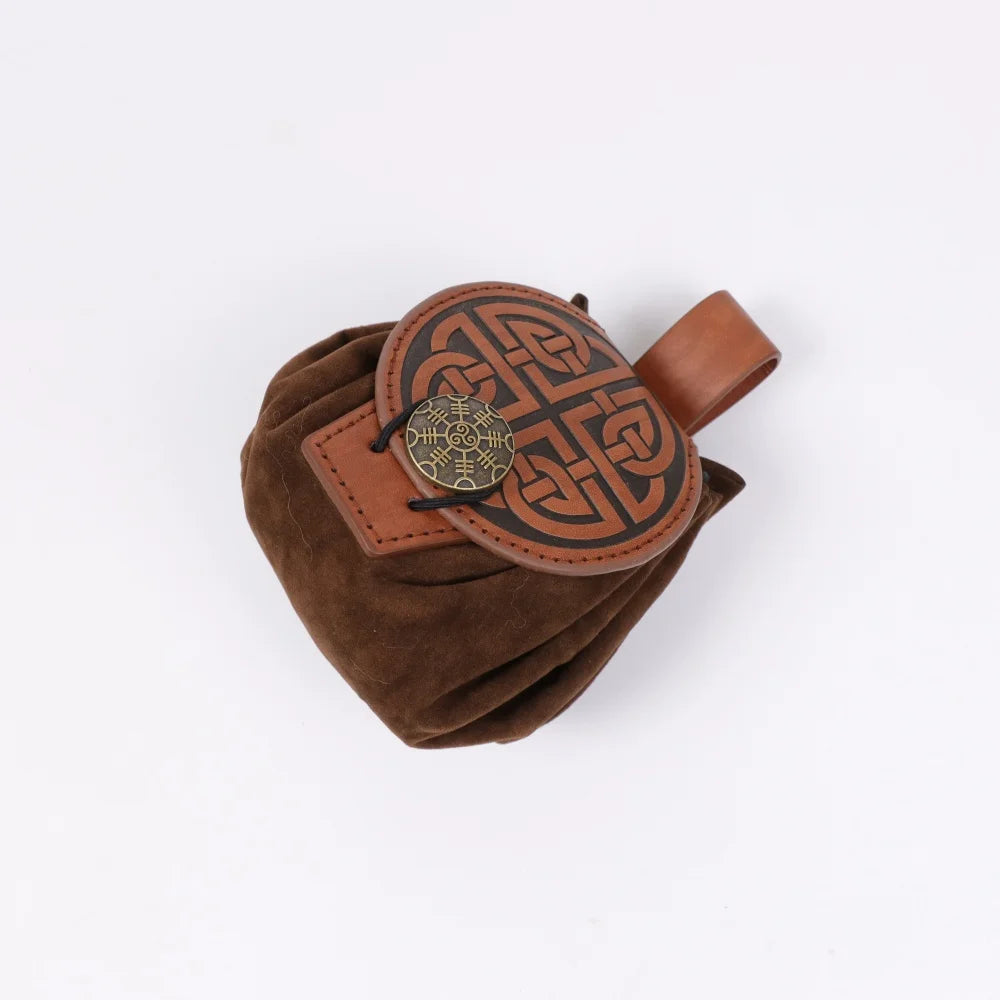 BOLSA DE CINTO MEDIEVAL EM RELEVO — HISTÓRIAS E ESTILO