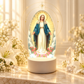 Luz noturna de Nossa Senhora em acrílico em composição Aura555