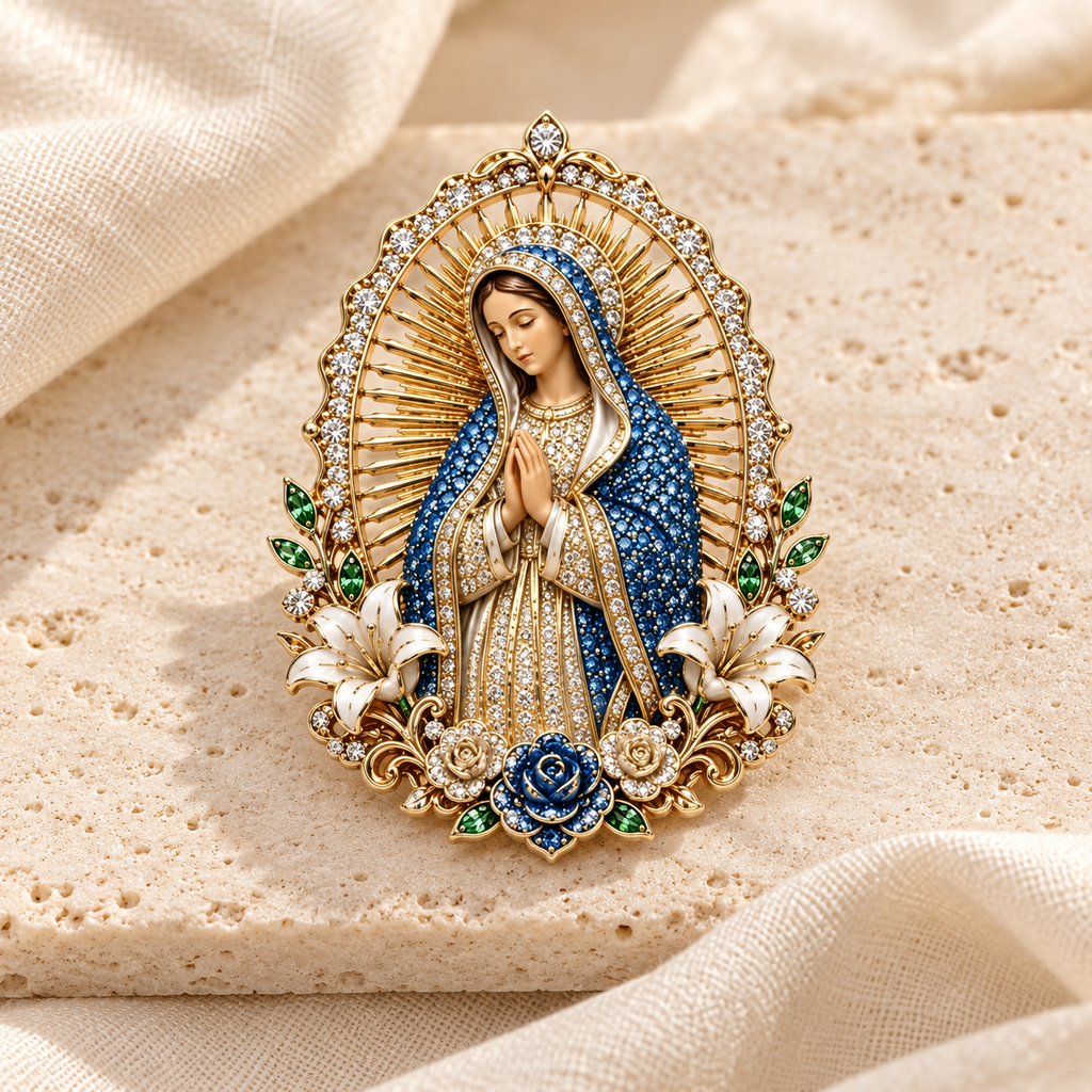 BROCHE DA VIRGEM MARIA